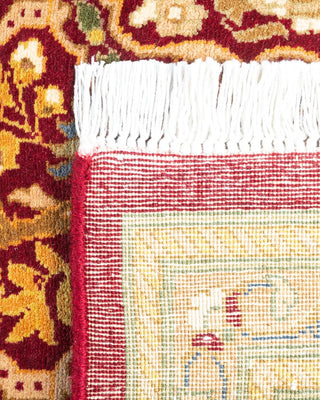 Traditional Mogul Red Wool Runner 2' 7" x 12' 7" - Solo Rugs