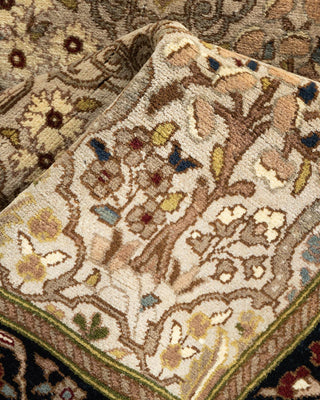 Traditional Mogul Ivory Wool Runner 2' 5" x 7' 10" - Solo Rugs