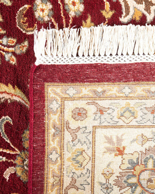 Traditional Mogul Red Wool Area Rug 8' 2" x 9' 6" - Solo Rugs