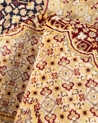 Traditional Mogul Red Wool Area Rug 8' 1" x 10' 1" - Solo Rugs