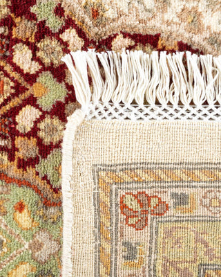 Traditional Mogul Ivory Wool Area Rug 8' 1" x 10' 5" - Solo Rugs