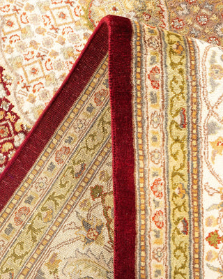 Traditional Mogul Red Wool Area Rug 8' 0" x 10' 3" - Solo Rugs