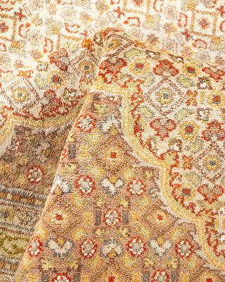 Traditional Mogul Red Wool Area Rug 8' 0" x 10' 3" - Solo Rugs