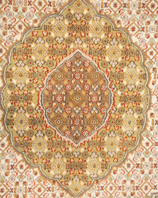 Traditional Mogul Light Blue Wool Area Rug 8' 1" x 10' 3" - Solo Rugs