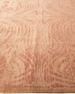 Contemporary Eclectic Beige Wool Area Rug 6' 0" x 8' 9" - Solo Rugs
