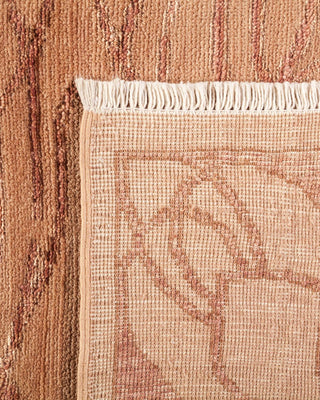 Contemporary Eclectic Beige Wool Area Rug 6' 0" x 8' 9" - Solo Rugs