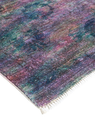 Contemporary Vibrance Purple Wool Area Rug 8' 2" x 9' 6" - Solo Rugs
