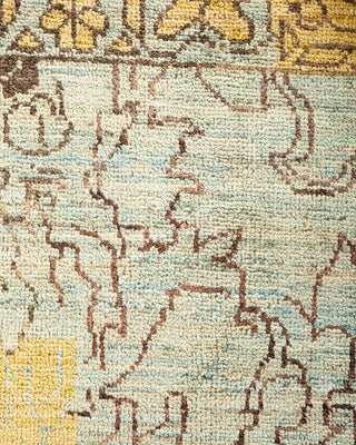 Contemporary Eclectic Brown Wool Area Rug 10' 0" x 13' 3" - Solo Rugs