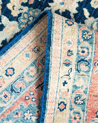 Contemporary Eclectic Blue Wool Area Rug 8' 7" x 12' 1" - Solo Rugs