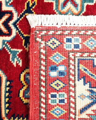 Bohemian Tribal Orange Wool Runner 2' 9" x 10' 0" - Solo Rugs