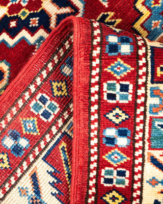 Bohemian Tribal Orange Wool Runner 2' 9" x 10' 0" - Solo Rugs