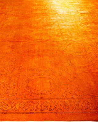Vibrance, One-of-a-Kind Handmade Area Rug - Orange, 19' 7" x 11' 10" - Solo Rugs