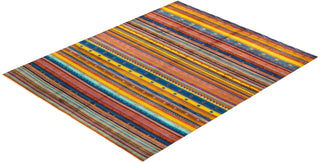 Contemporary Modern Multi Wool Area Rug 8' 1" x 10' 1" - Solo Rugs