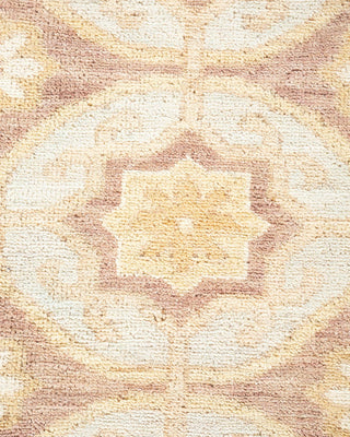 Traditional Khotan Light Blue Wool Area Rug 8' 0" x 9' 7" - Solo Rugs