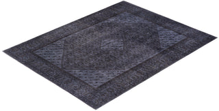 Contemporary Vibrance Gray Wool Area Rug 9' 1" x 11' 10" - Solo Rugs
