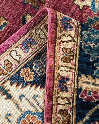 Traditional Serapi Purple Wool Area Rug 8' 8" x 11' 10" - Solo Rugs