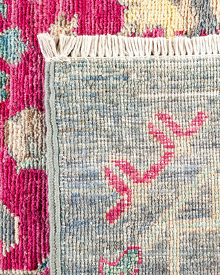Traditional Serapi Purple Wool Area Rug 6' 7" x 9' 3" - Solo Rugs