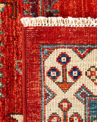 Traditional Serapi Orange Wool Area Rug 9' 8" x 15' 8" - Solo Rugs