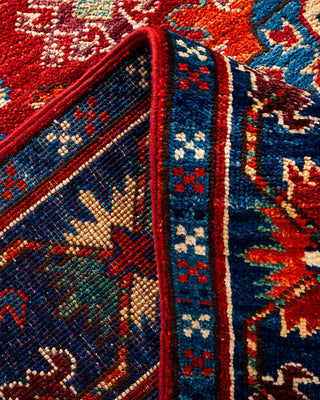 Traditional Serapi Orange Wool Area Rug 5' 9" x 7' 10" - Solo Rugs