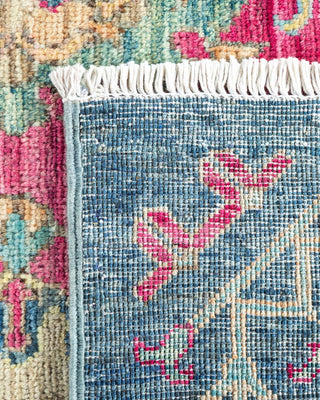Traditional Serapi Purple Wool Area Rug 4' 10" x 6' 5" - Solo Rugs