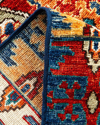 Traditional Serapi Orange Wool Runner 4' 0" x 9' 11" - Solo Rugs