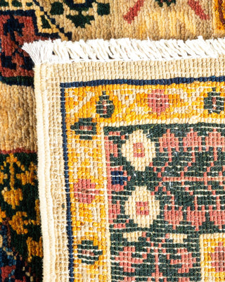 Traditional Serapi Yellow Wool Area Rug 2' 9" x 4' 0" - Solo Rugs