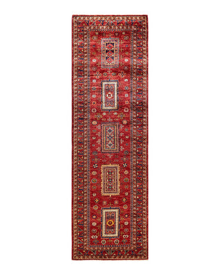 Traditional Serapi Orange Wool Runner 3' 0" x 10' 0" - Solo Rugs