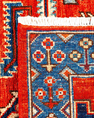 Traditional Serapi Orange Wool Runner 3' 0" x 11' 11" - Solo Rugs