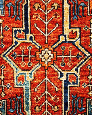 Traditional Serapi Orange Wool Runner 2' 9" x 10' 8" - Solo Rugs