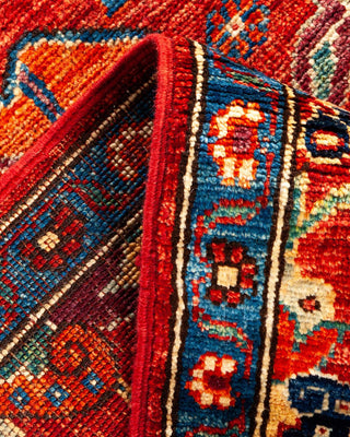 Traditional Serapi Orange Wool Runner 2' 8" x 17' 7" - Solo Rugs