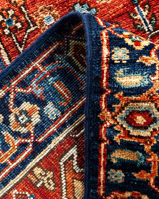Traditional Serapi Orange Wool Runner 2' 9" x 7' 4" - Solo Rugs