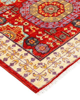 Traditional Serapi Orange Wool Runner 2' 9" x 9' 7" - Solo Rugs