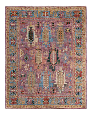Oushak, One-of-a-Kind Hand-Knotted Area Rug - Purple, 7' 11" x 10' 0" - Solo Rugs