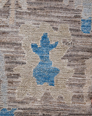 Traditional Oushak Brown Wool Area Rug 6' 2" x 8' 10" - Solo Rugs