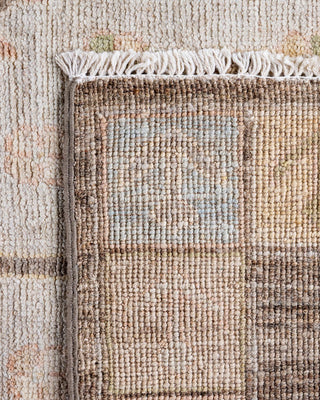 Traditional Oushak Beige Wool Runner 2' 7" x 12' 2" - Solo Rugs