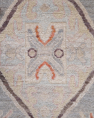 Traditional Oushak Gray Wool Runner 2' 8" x 7' 11" - Solo Rugs