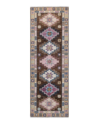 Traditional Oushak Brown Wool Runner 2' 9" x 8' 2" - Solo Rugs