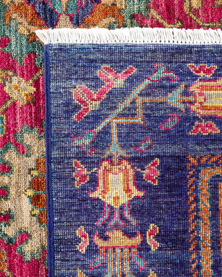Traditional Serapi Purple Wool Area Rug 10' 3" x 14' 1" - Solo Rugs