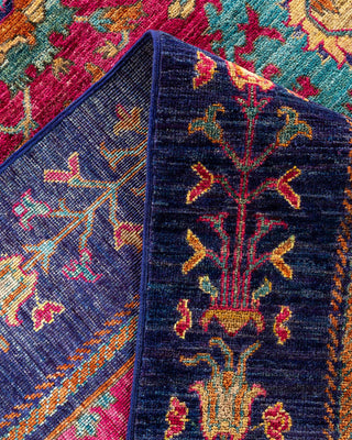 Traditional Serapi Purple Wool Area Rug 10' 3" x 14' 1" - Solo Rugs