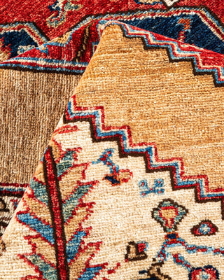 Traditional Serapi Yellow Wool Area Rug 5' 10" x 8' 9" - Solo Rugs