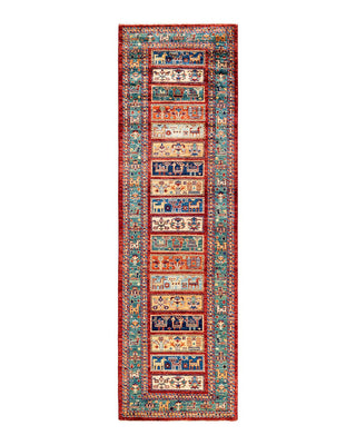 Traditional Serapi Orange Wool Runner 2' 9" x 9' 6" - Solo Rugs