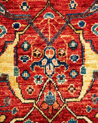 Traditional Serapi Orange Wool Runner 2' 4" x 6' 11" - Solo Rugs