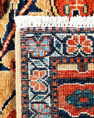 Traditional Serapi Yellow Wool Runner 2' 8" x 9' 7" - Solo Rugs
