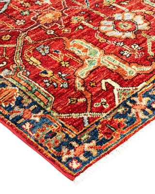 Traditional Serapi Orange Wool Runner 2' 8" x 6' 0" - Solo Rugs