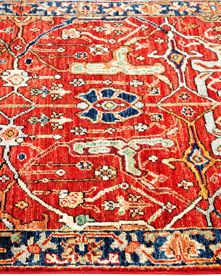 Traditional Serapi Orange Wool Runner 2' 8" x 6' 0" - Solo Rugs