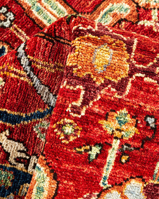 Traditional Serapi Orange Wool Runner 2' 8" x 6' 0" - Solo Rugs