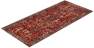 Traditional Serapi Orange Wool Runner 2' 8" x 6' 0" - Solo Rugs