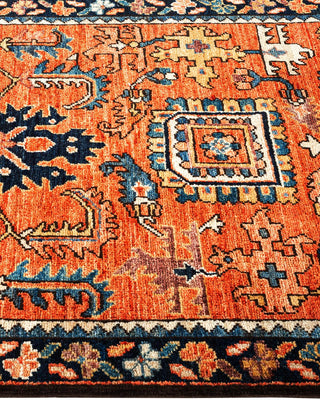 Traditional Serapi Orange Wool Runner 2' 8" x 10' 2" - Solo Rugs