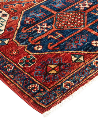 Traditional Serapi Orange Wool Runner 2' 9" x 14' 8" - Solo Rugs