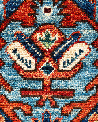 Traditional Serapi Orange Wool Runner 2' 9" x 14' 8" - Solo Rugs